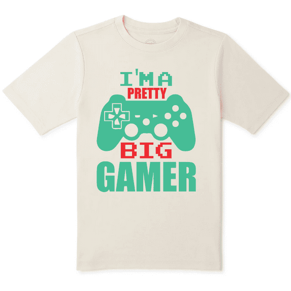 I'm Pretty Big Gamer Graphic T-Shirt Size 8