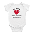 thumbnail image 1 of I'm Proof Mommy Can't Resist Bermudian Guys Cute Baby Bodysuits Newborn Clothes (White, 12-18 Months), 1 of 5