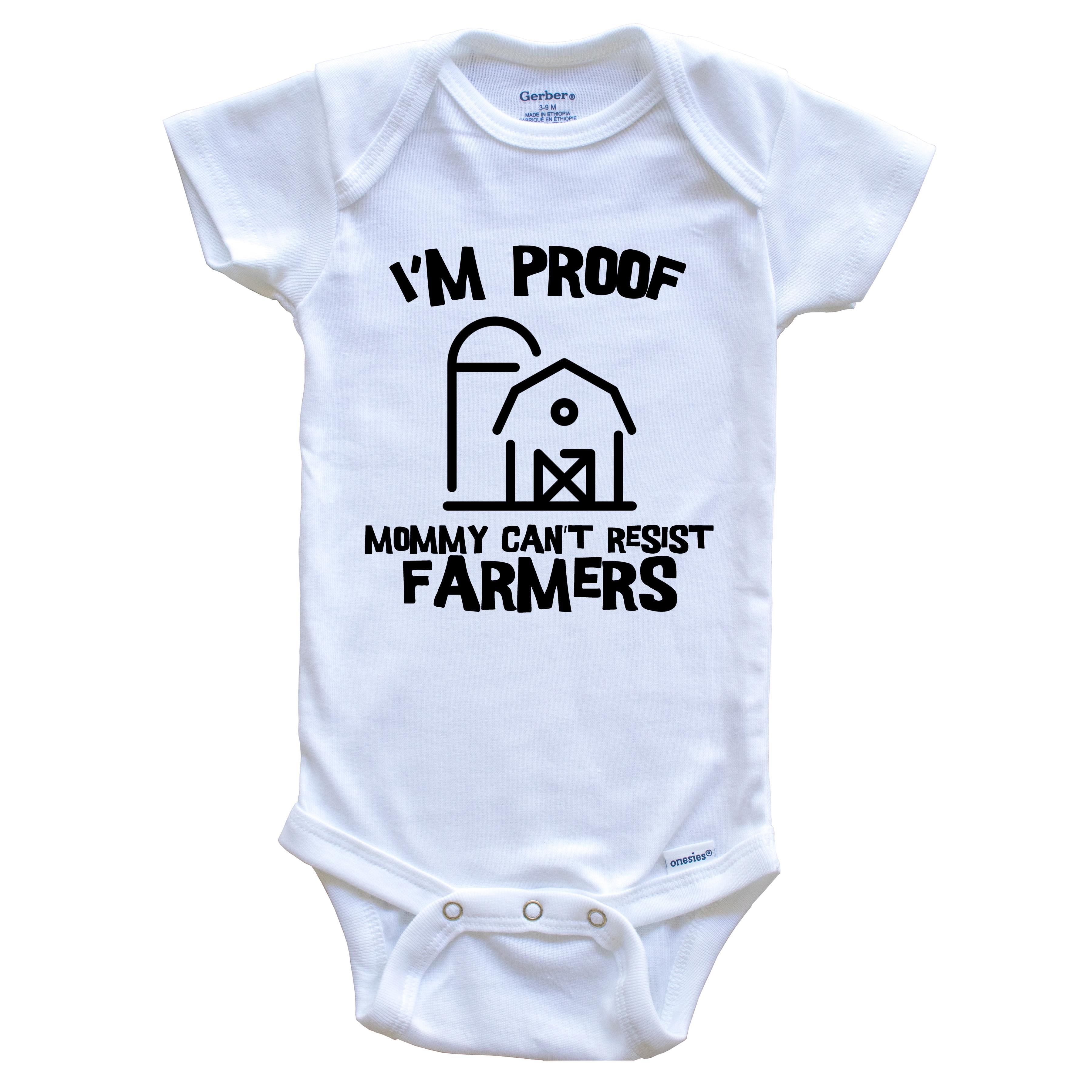 Brazilian Flag Baby Bodysuit - "I'm Proof Mommy Can't Resist Brazilian Guys" Onesie