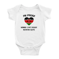 thumbnail image 1 of I'm Proof Mommy Can't Resist Kenyan Guys Cute Baby Romper Bodysuit For Boy Girl (White, 0-3 Months), 1 of 5