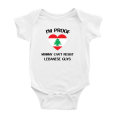 thumbnail image 1 of I'm Proof Mommy Can't Resist Lebanese Guys Cute Baby Clothes For Boy Girl (White, 12-18 Months), 1 of 5