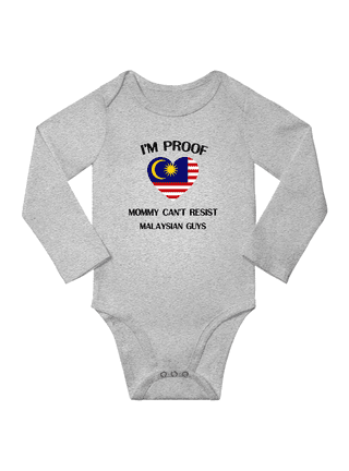I'm Proof Mommy Can't Resist Polish Guys Baby Long Sleeve Bodysuit