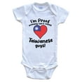 thumbnail image 1 of I'm Proof Mommy Can't Resist Taiwanese Guys Baby Bodysuit, 1 of 2