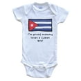thumbnail image 1 of I'm Proof Mommy Loves A Cuban Guy Cuba Flag Baby Bodysuit, 1 of 2