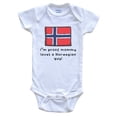 thumbnail image 1 of I'm Proof Mommy Loves A Norwegian Guy Norway Flag Baby Bodysuit, 1 of 2
