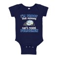 thumbnail image 1 of I'm Proof That Mommy Can't Resist Policemen Baby Bodysuit One Piece 6 mo Navy Blue, 1 of 3