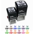 thumbnail image 1 of I'm Proud of You Happy Panda Teacher Motivation Self-Inking Rubber Stamp Ink Stamper - Green Ink - Small 1 Inch, 1 of 7