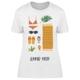 thumbnail image 1 of I'm Ready For Summer T-Shirt Women -Image by Shutterstock, Female 3X-Large, 1 of 2