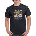 thumbnail image 1 of I'm Really A Unicorn T-Shirt Men -Smartprints Designs, Male 5X-Large, 1 of 4