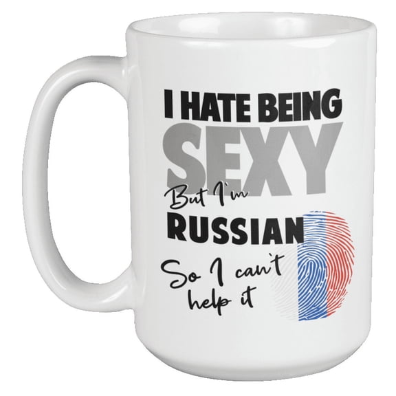 I'm Russian. Russia Themed Coffee & Tea Gift Mug (15oz)