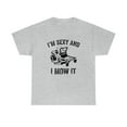 thumbnail image 1 of I'm Sexy and I Mow It Shirt - Funny Lawn Mowing Gift for Dad - ID: 533, 1 of 7