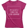 thumbnail image 1 of I'm Silently Correcting Your Grammar Funny English Teacher T-Shirt, 1 of 4