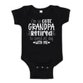 thumbnail image 1 of I'm So Cute Grandpa Retired To Spend All Day With Me Baby Bodysuit One Piece 24 mo Black, 1 of 4
