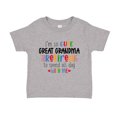 thumbnail image 1 of I'm So Cute Great Grandma Retired To Spend All Day With Me Toddler T-Shirt 2T Athletic Heather, 1 of 3