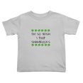 thumbnail image 1 of I'm So Irish I Poop Shamrocks Cute Toddler T-Shirts for Boys Girls (Gray, 2T), 1 of 5