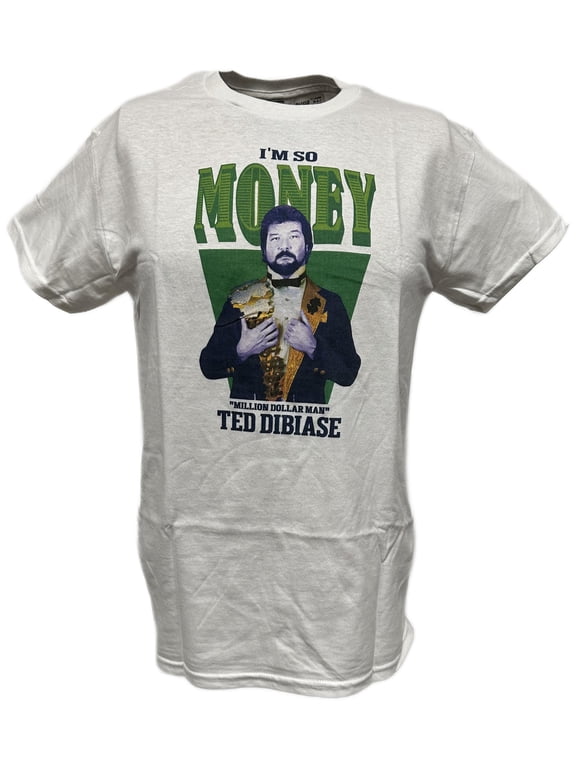 I'm So Money Million Dollar Man Ted Dibiase Legends Mens White T-shirt L