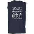 thumbnail image 1 of I'm Sorry For What I Said. . . Adult Sleeveless Tee, 1 of 3
