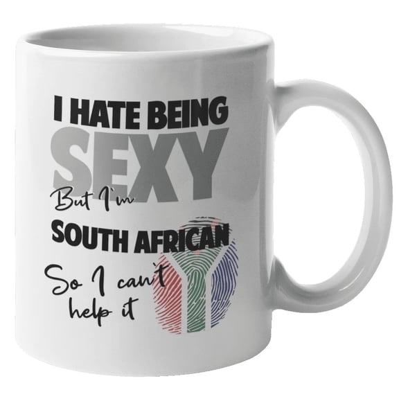 I'm South African. Turkey Themed Coffee & Tea Gift Mug (11oz)