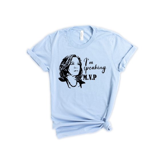 I'm Speaking" Kamala T-Shirt – Unisex Crew Neck Graphic Tee - Humorous Political Shirt - USA Made
