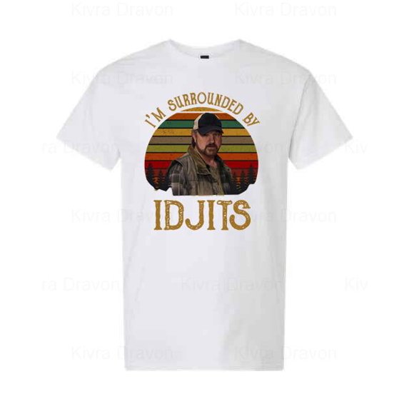 I’m Surrounded by Idjits Vintage T-Shirt unisex up to 5XL