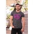 thumbnail image 1 of I'm Survivor Breast Cancer Awareness T-shirt for Men Azalea Black Size-L, 1 of 1