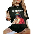 thumbnail image 1 of I’m Telling Dad T-Shirt – Funny Christian Meme Tee, Jesus Humor Graphic Shirt, Religious Unisex Top, Faith-Based Gift for Men & Women, 1 of 7