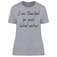 thumbnail image 1 of I'm Thankful For Fresh Cookies Women T-Shirt, Female Large, 1 of 4