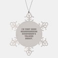 thumbnail image 1 of I'm That Sexy Neurosurgeon Everybody's Talking About, Snowflake Ornament Gifts for Neurosurgeon, Christmas Unique Gifts from Friends to Men, Women, Coworkers, Family, 1 of 3