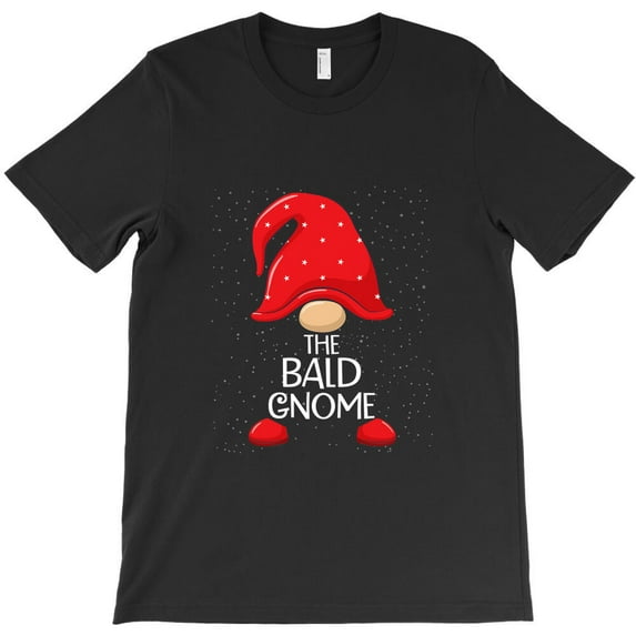 I'm The Bald Gnome Funny Matching Family Group Christmas Holiday Pajama Top G24541 Unisex T-Shirt, Up to Size 5XL