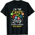thumbnail image 1 of I'm The Crazy Bingo Lady People Warn You About Funny Gift T-Shirt, 1 of 3