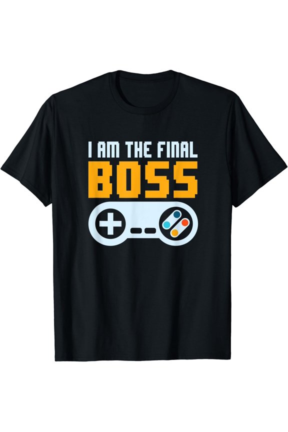 I'm The Final Boss Video Games Developer Retro Gamer Nerd T-Shirt