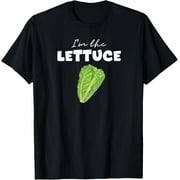 FAHUANGGE I'm The Lettuce For Halloween And Group Costume Party T-Shirt100% cotton