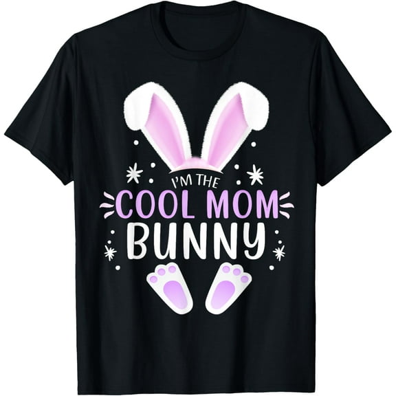 I'm The Mom Bunny Easter Day Rabbit Family Matching Style T-Shirt100% pure cotton