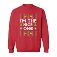 thumbnail image 1 of I'm The Nice One Sweatshirt Men -Image by Shutterstock, Male Medium, 1 of 4