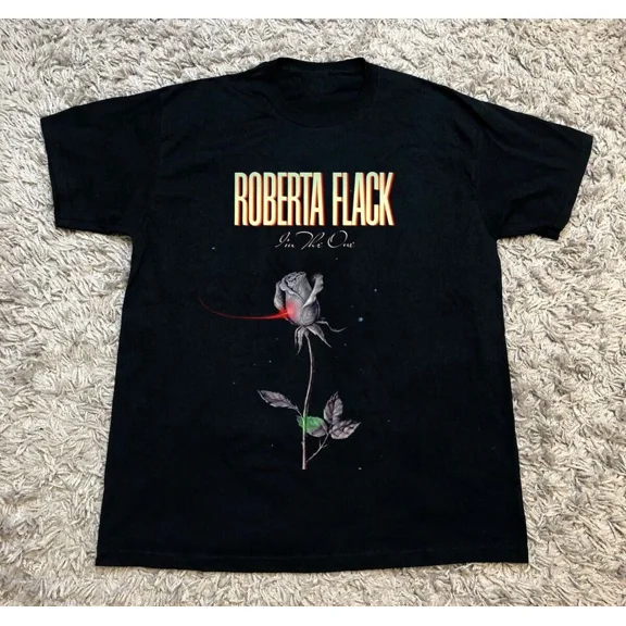 I'm The One - Roberta Flack Short Sleeve Black All Size T-Shirt AR949