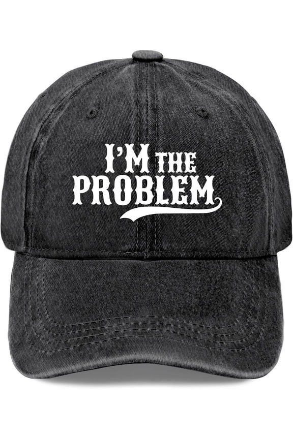 I'm The Problem Cap Country Music Hat for Men Washed Baseball Caps