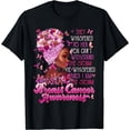 thumbnail image 1 of I'm The Storm Black Women Breast Cancer Survivor Pink Ribbon T-Shirt, 1 of 4