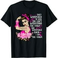 thumbnail image 1 of I'm The Storm Strong Women Breast Cancer Warrior Pink Ribbon T-Shirt, 1 of 3