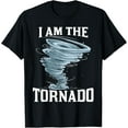 thumbnail image 1 of I'm The Tornado Storm Twister Meteorologist Mens Kids Funny T-Shirt100% cotton short-sleeved shirt for both men and women, 1 of 6