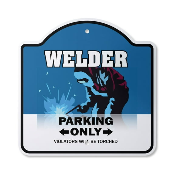 I'm The Welder 12" X 12" Sign | Indoor/Outdoor Plastic | SignMission Designer Mother Fix Spot Torch Weld Novelty Gift Funny Joke Gag Road Garage