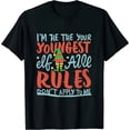 thumbnail image 1 of I'm The Youngest Elf Matching Family Christmas T-Shirt, 1 of 5