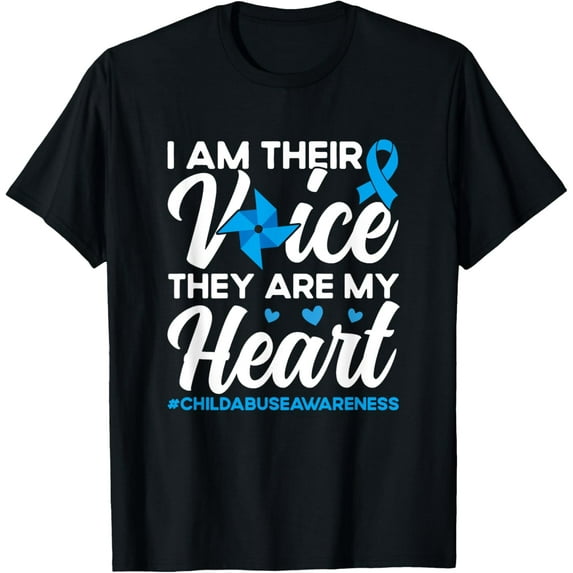 I'm Their Voice Child Abuse Prevention Awareness Month T-Shirt
