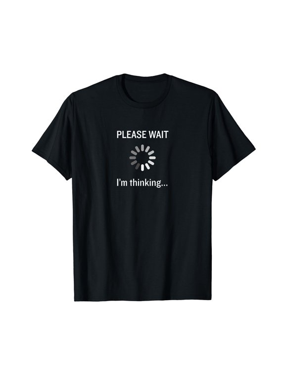 "I'm Thinking" Geek Nerd Computer Programmer Techie T-Shirt