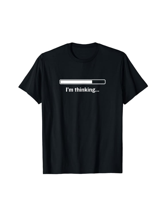 "I'm Thinking" Geek Nerd Computer Programmer Techie T-Shirt
