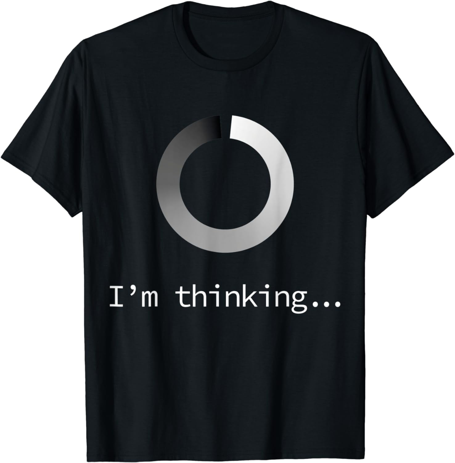 I'm Thinking for Geeks Nerds Programmers Funny T-Shirt - Walmart.com