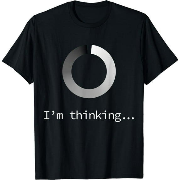 I'm Thinking for Geeks Nerds Programmers Funny T-Shirt