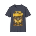 thumbnail image 1 of I'm This Many Tacos Old Novelty Family Celebration Unisex Softstyle T-Shirt, 1 of 4