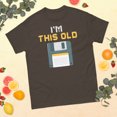 thumbnail image 1 of I'm This Old Retro Floppy Disk 1980s Men Women Art Graphic classic tee (Dark Chocolate, S), 1 of 4