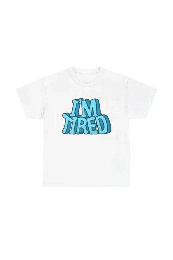 I’m Tired Christmas Funny Relatable Humor Retro Exhausted Mood Unisex T-Shirt, up to size 5XL