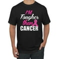 thumbnail image 1 of I'm Tougher Than Cancer Men's Graphic T-Shirt, Black, Small, 1 of 3